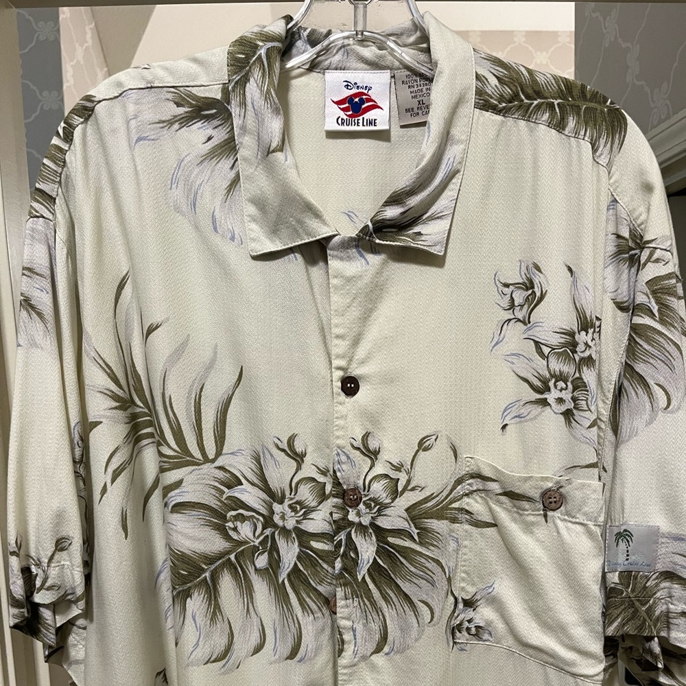 Disney Cruise Line Hawaiian Shirt Retro